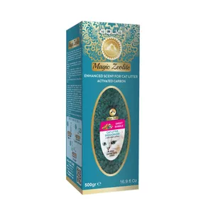 AQUA Magic Zeolite BUBBLE GUM - dezodorant w granulacie do toalety dla kota, 500 g